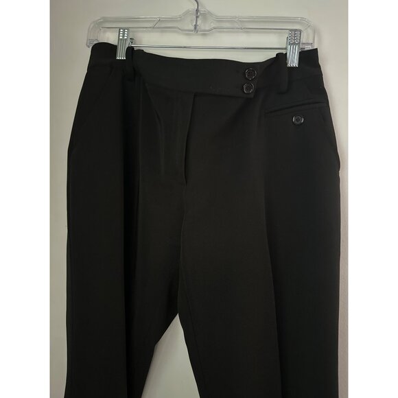 MKM Designs Women’s Black Slacks Trousers Size 7/8 Academia Office Workwear - Picture 6 of 11